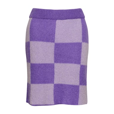 Kiana Knit Skirt in Lilac
