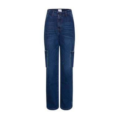 Rory Cargo Jeans in Dark Navy