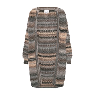 Gio Knit Cardigan in Light Grey