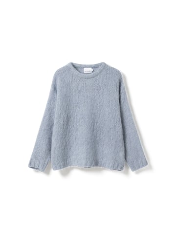 Delta Knit Sweater in Light Blue