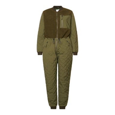 Ana Quilt Jumpsuit in Army