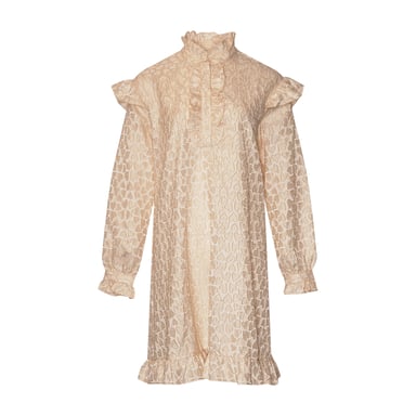 Reno Ruby Ruffle Dress in Ivory