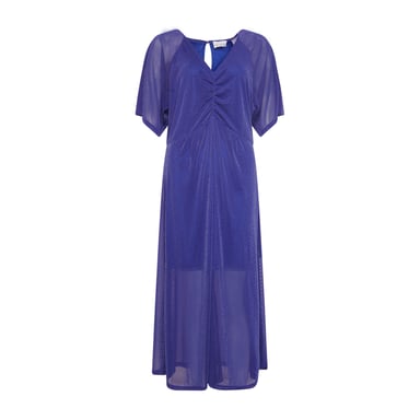 Vienna Midi Dress in Dark Blue