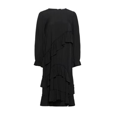 Sierra Frill Dress in Black