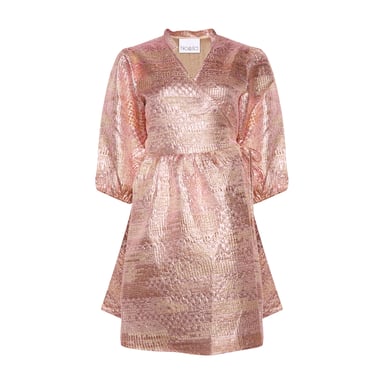 Jannie Aya Dress in Rose Gold