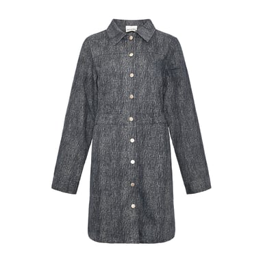 Benita Ls Dress in Blue