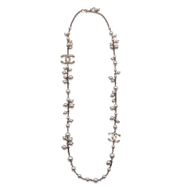 Chanel metallhalsband CC