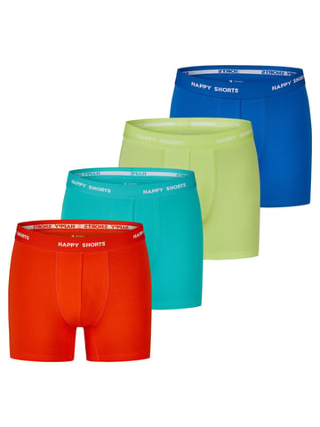 Happy Shorts Messrs Retro Boxer Neon 4-Pack Retro Shorts, Vintage Boxers,