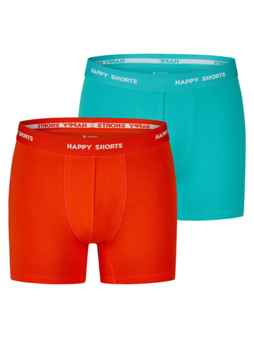 Happy Shorts Messrs Retro Boxer Neon 2-Pack Retro Shorts, Vintage Boxers,