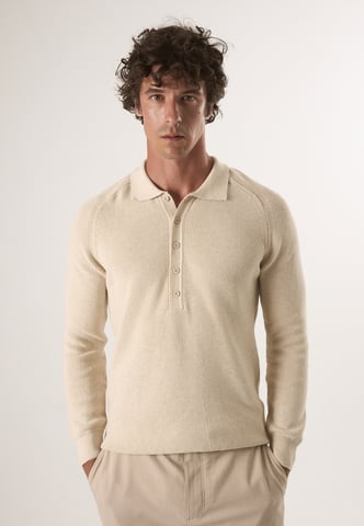 Pullover Polo Neck Buttoned Pullover