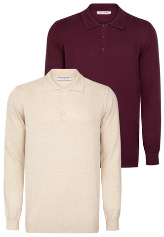 Pullover Pullover With Polo Collar Pack Of 2