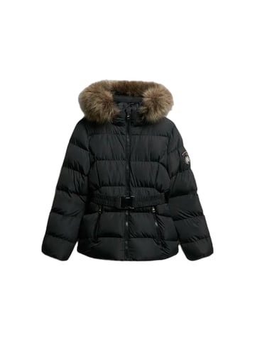 Superdry women's quilted jacket Fuji with belt