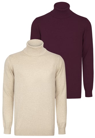 Pullover Turtleneck Pullover Pack Of 2