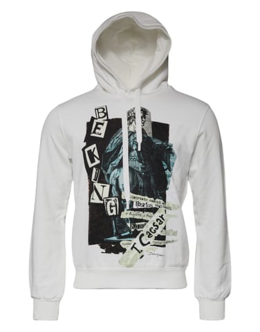 Grafisk Hoodie Kung Caesar