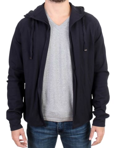 Hooded Zipup Jacket Knitwear