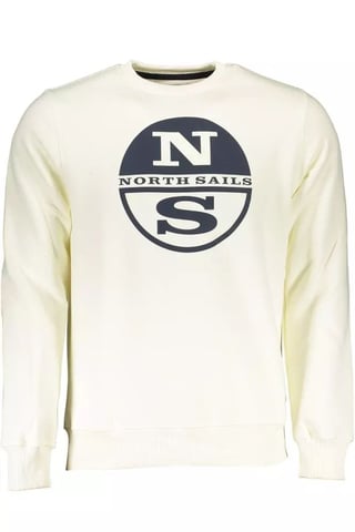 Crew Neck Sweatshirt Ns23mcrewsweatoffwhite