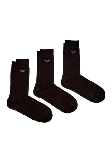 Emporio Armani Men's 3 Pack Eagle Socks