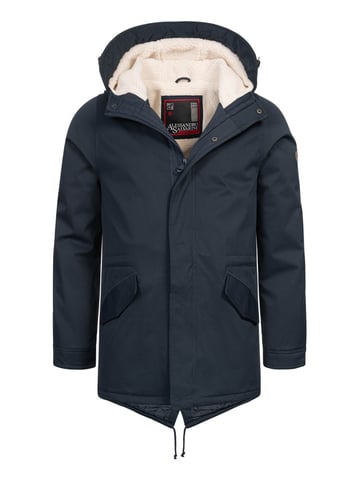 Alessandro Salvarini mens winter parka with teddy lining and hood