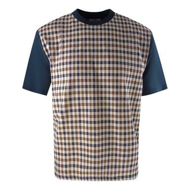 Aquascutum Ikonisk Marinblå T-shirt