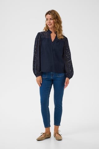 CRLiselin Lace Blouse Blouse with long sleeve Regular fit
