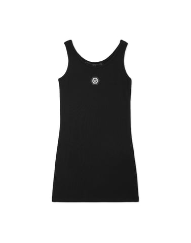Jersey Rib Tank Top Mini Dress