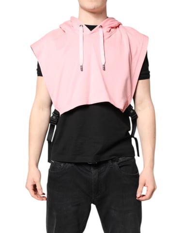 Cropped Sleeveless Hoodie