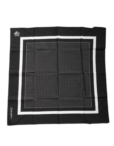 Polka Dot Silk Scarf
