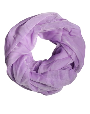 Silk Scarf Purple Lightweight Accessory