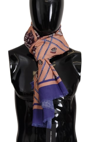 Dolce Gabbana Ms6164 Peachpurple Scarf