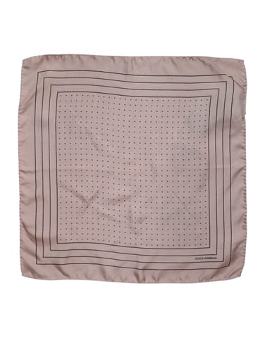 Polka Dot Border Pocket Square