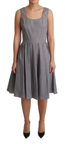 Dolce Gabbana Dress Sleeveless Aline Geometric