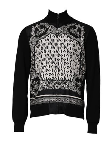 Mönstrad Zip-up Kardiagan