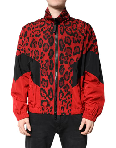 Leopard Print Track Jacket