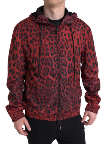 Leopardmönstrad huva jacka G9lm0t G7wpp