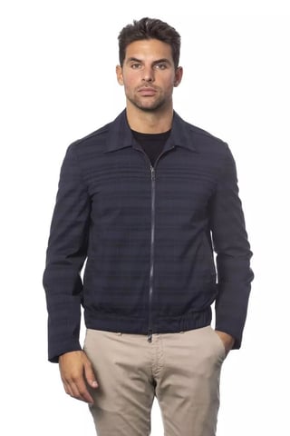 Plaid Zipup Jacket Casual Style