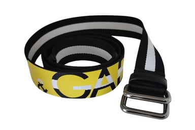 Logo Print Buckle Belt