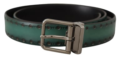 Leather Belt Teal