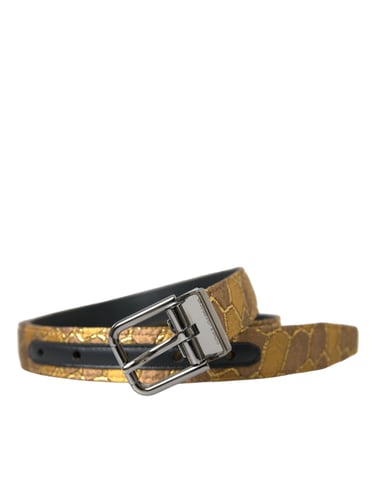 Leather Belt With Buckle