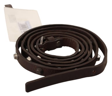 Costume National Leather Belt With Studs