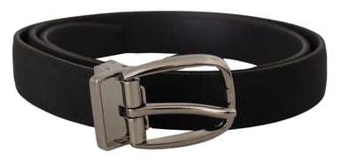 Black Leather Belt Classic Style