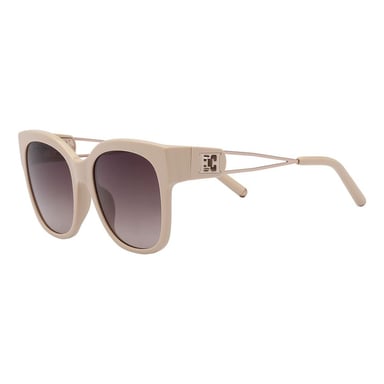Escada Vierkante Zonnebril met Roségouden Accenten