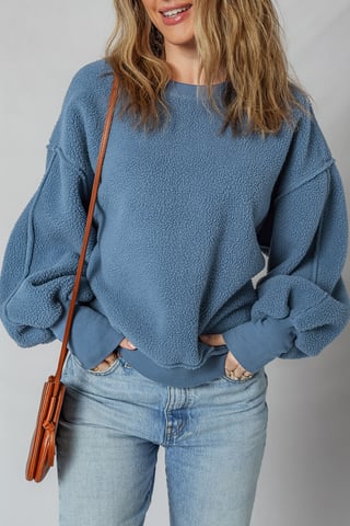 Sherpa Pullover Lange Mouwen