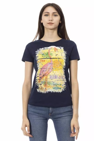 Flamingo Graphic Tee Short Sleeve Crew Neck