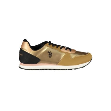 Metallic Lowtop Sneakers Rose Gold Style