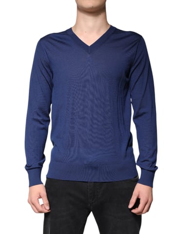 V-neck Sweater Classic Knit