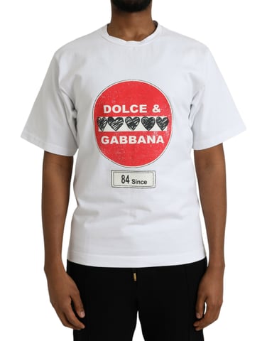 Grafisk T-shirt med kort ärm och rund hals