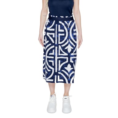 Midi Skirt Geometric Print