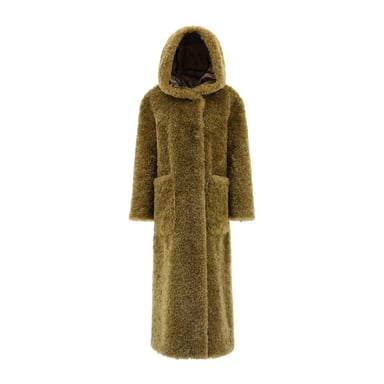 HERNO CURLY FAUX FUR Coat