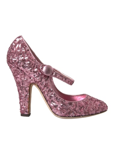 Sequin Mary Jane Pumps