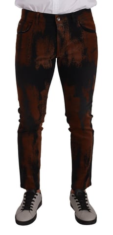Paint Splatter Skinny Jeans